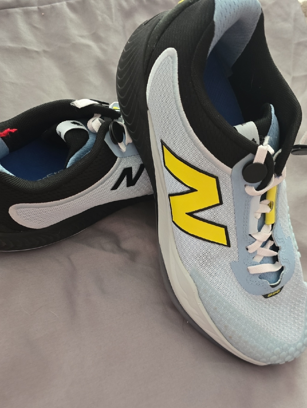 New Balance 996 Light Blue Black Yellow TENNIS/ PICKLEBALL Shoes